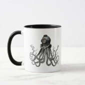 Octopus en duikhelm mok (Links)
