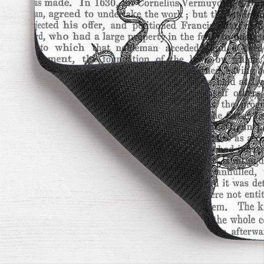 Octopus en duikhelm muismat (Hoek)