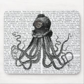 Octopus en duikhelm muismat (Voorkant)