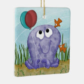 Octopus en Fishy Kisses Keramisch Ornament (Rechts)