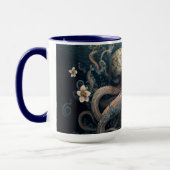 Octopus en Flowers Mok (Links)