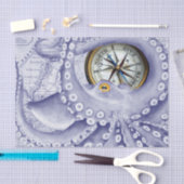 octopus en kompas Paars Tissuepapier (Craft)