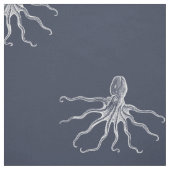 Octopus Fabric, marine Stof (Swatch)