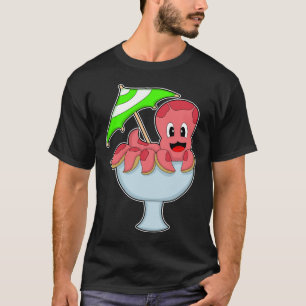 Octopus Feest Cocktail paraplu T-shirt