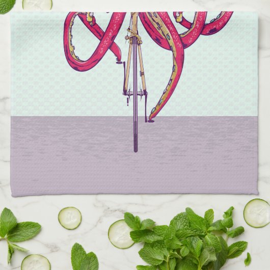 Octopus fiets theedoek (Gevouwen)