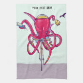 Octopus fiets theedoek (Verticaal)