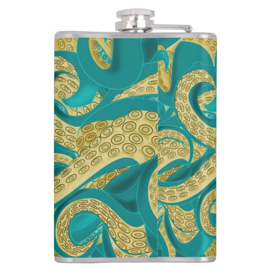 Octopus Flask Heupfles (Achterkant)