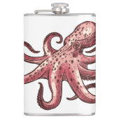 Octopus Flask Heupfles (Voorkant)