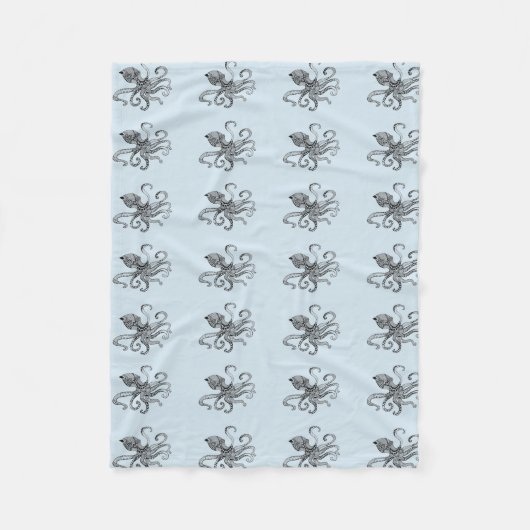 Octopus Fleece Blanket (Voorkant)