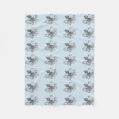 Octopus Fleece Blanket Deken (Voorkant)