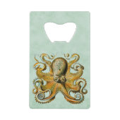 Octopus flesopener creditkaart flessenopener (Voorkant)