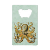 Octopus flesopener creditkaart flessenopener (Achterkant)