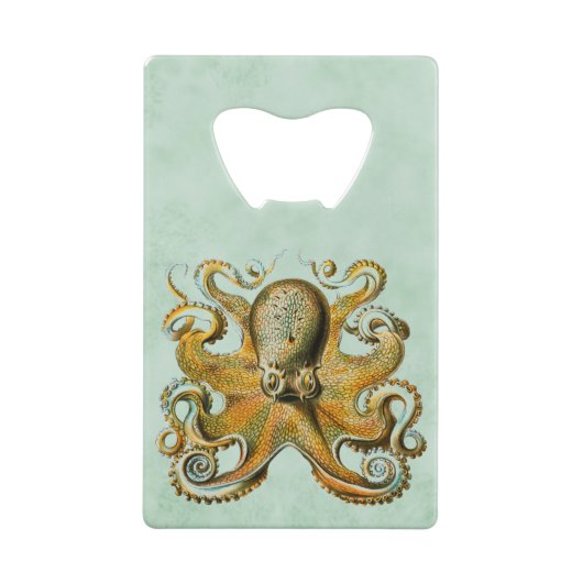 Octopus flesopener creditkaart flessenopener (Achterkant)