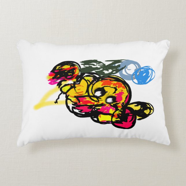 Octopus fun accent kussen (Voorkant)