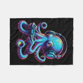 Octopus Gaming Animal Video Games Funny Octopus  Fleece Deken (Voorkant (Horizontaal))