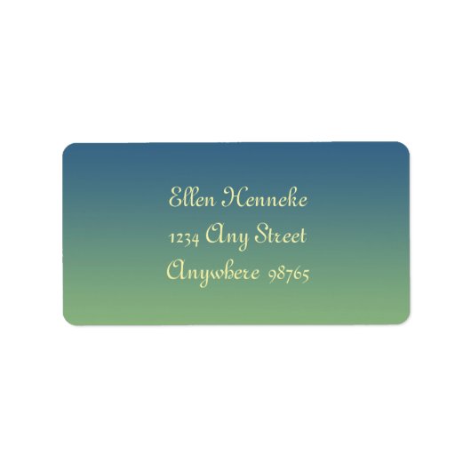 Octopus Garden Etiket (Voorkant)