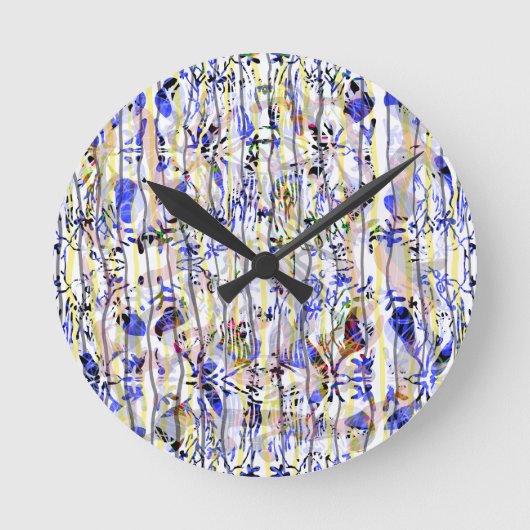 Octopus Garden Ronde Klok (Voorkant)