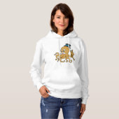 Octopus Gentleman Pet Hoodie (Voorkant volledig)