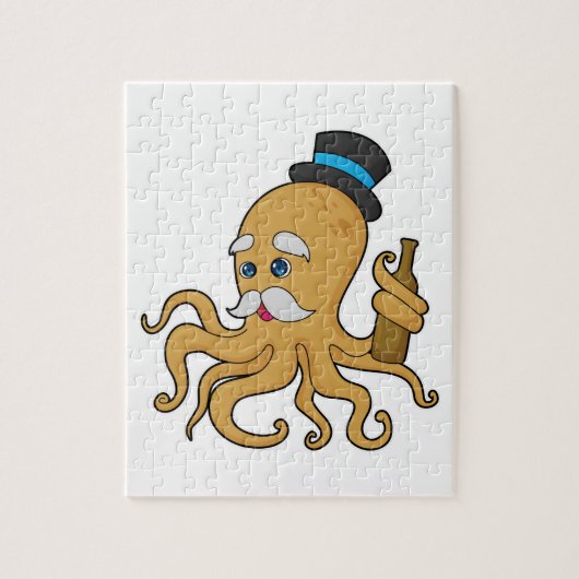 Octopus Gentleman Pet Legpuzzel (Verticaal)
