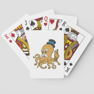 Octopus Gentleman Pet Pokerkaarten