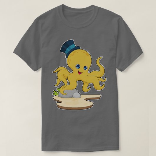Octopus Gentleman Pet T-shirt (Design voorkant)