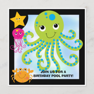 Octopus Gepersonaliseerd op zondag Kaart