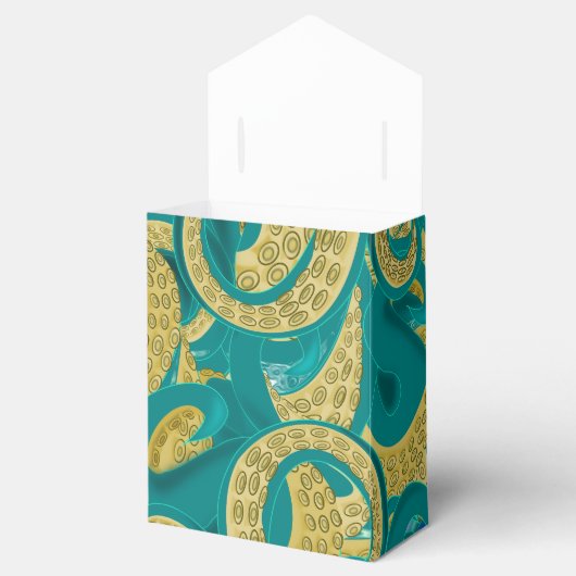 Octopus geschenkdoos bedankdoosjes (Geopend)