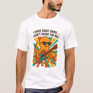 Octopus Gitaar T-Shirt