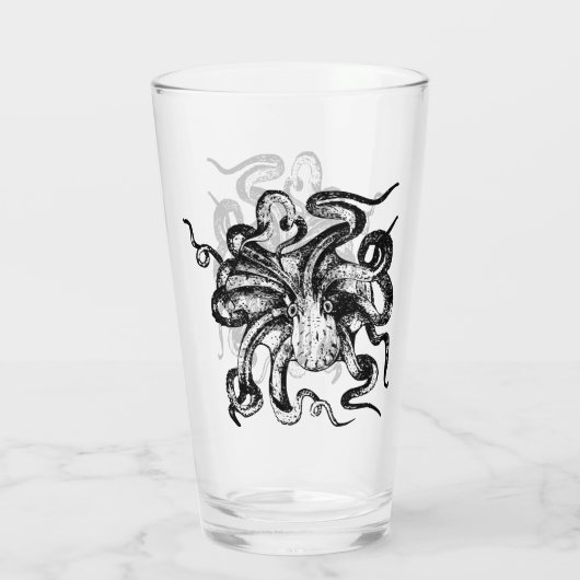 Octopus Glas (Achterkant)