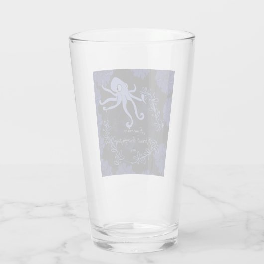 octopus glas (Achterkant)