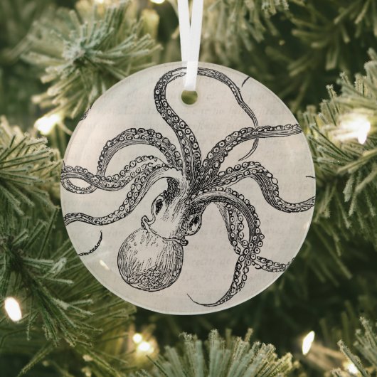  OCTOPUS GLASSAORNAMENT | KUSTSTOF GLAS ORNAMENT (Insitu)