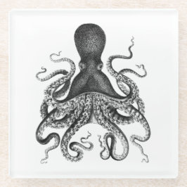 [  octopus ] glazen onderzetter