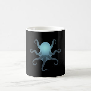 octopus glow in deep oceaan zee life gift koffiemok