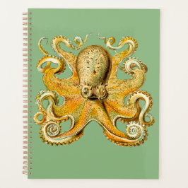 Octopus Gold en Blue Spiral Planner