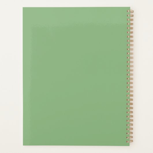 Octopus Gold en Blue Spiral Planner (Achterkant)