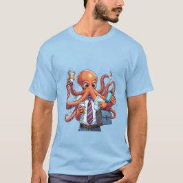 Octopus – Grappig multitasking T-shirt