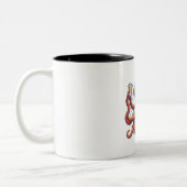 Octopus – Grappige multitasking Tweekleurige Koffiemok (Links)