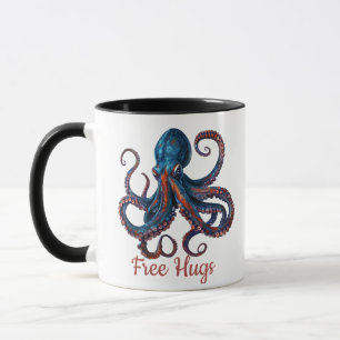 Octopus Gratis Knuffels Mok - Grappige Aangepaste 