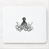 octopus graving muismat (Voorkant)