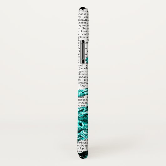 Octopus Green Half Case-Mate iPhone Case (Achterkant / rechts)