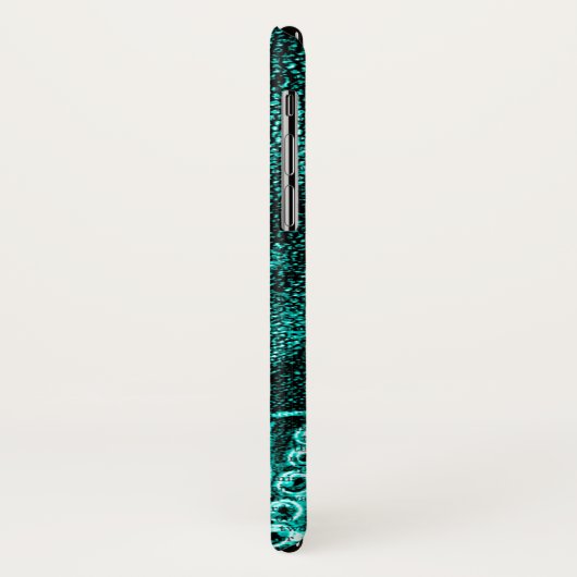 Octopus Green Half Case-Mate iPhone Case (Achterkant/links)