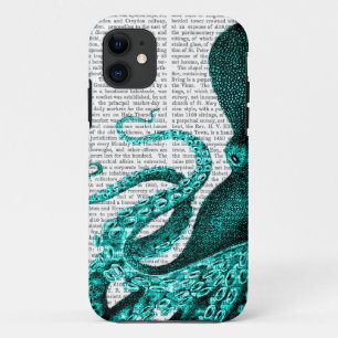Octopus Green Half Case-Mate iPhone Case