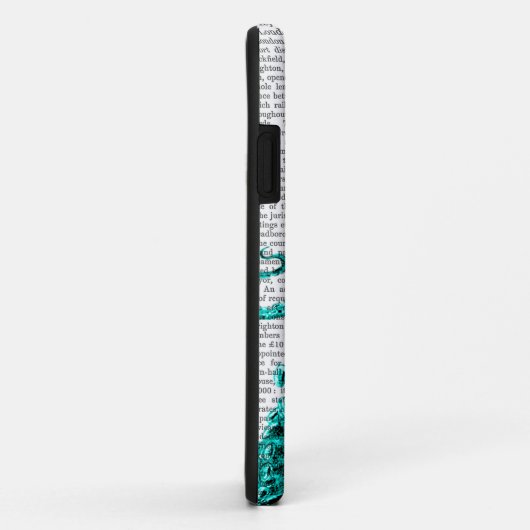 Octopus Green Half Case-Mate iPhone Case (Achterkant/rechts)