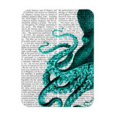 Octopus Green Half Magneet (Verticaal)
