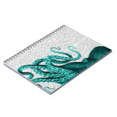 Octopus Green Half Notitieboek (Linkerzijde)