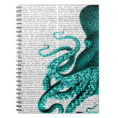 Octopus Green Half Notitieboek (Voorkant)