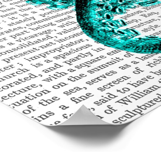 Octopus Green Half Poster (Hoek)