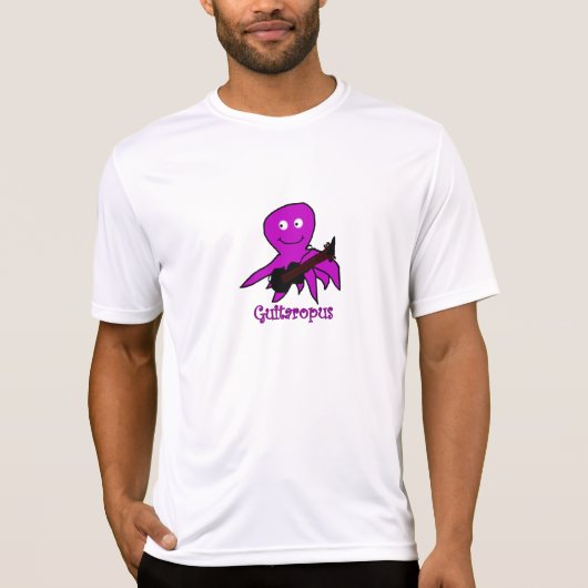 octopus guitar t-shirt (Voorkant)