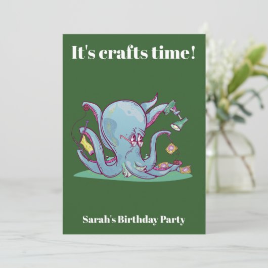 Octopus haak kaart (Staand voorkant)