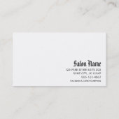 octopus haarstylist punk  haarstylist visitekaartje (Achterkant)